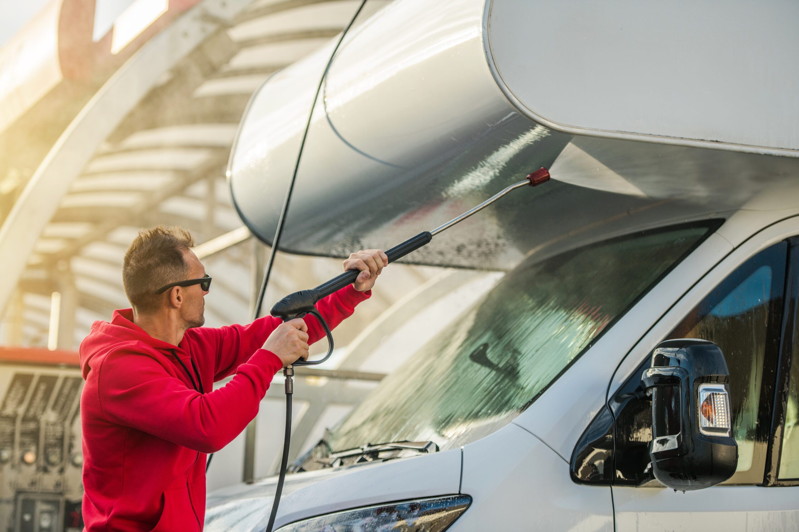 RV Camper Car Wash